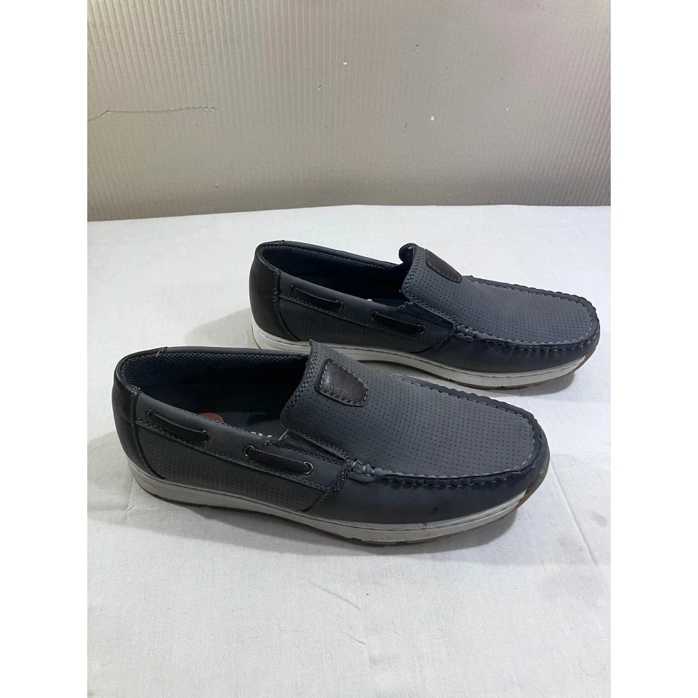 XRAY Men Gray Brown XRW2548 Ultimate Comfort Slip On‎ Loafer Boat Shoes 7.5